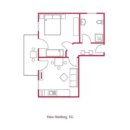 Appartement Bergschloss Eg - #26847 Binz